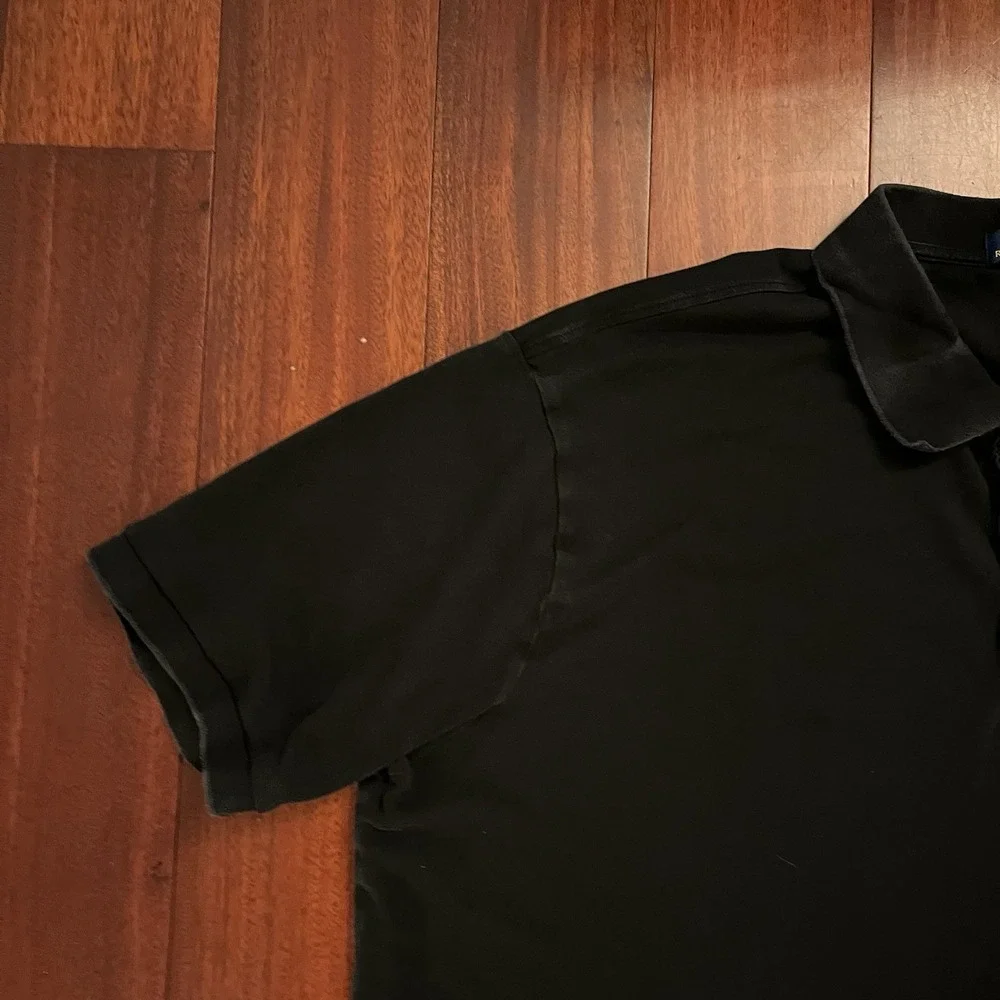 Polo Ralph Lauren Polo Mens 3XB Short Sleeve Black Logo Big Tall Fit Preppy Pony